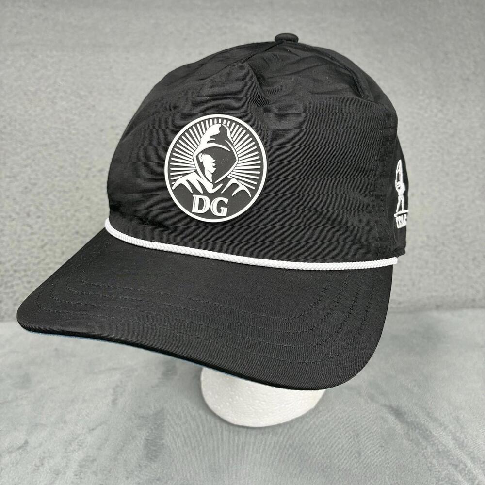 Greyson Clothiers Golf‎ Hat Danny Gaughran DG Logo Snapback Black Rope EUC